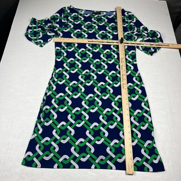 Banana Republic Work Shift Medallion Print 3/4 Sleeve Stretchy Pullover SMALL - Picture 5 of 10